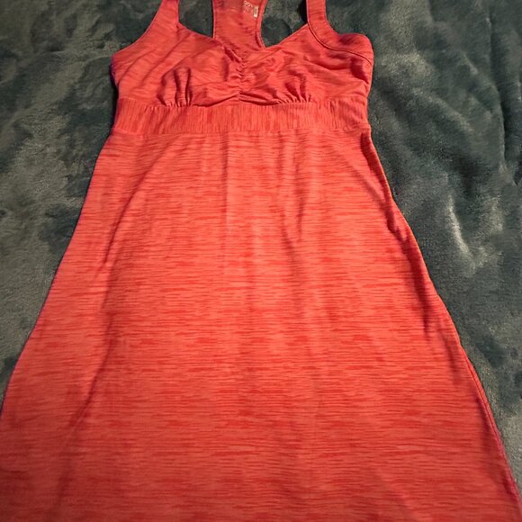 Outdoor Lifestyle Sleeveless Coral Sporty Summer Athletic Dress Size M - Picture 1 of 6